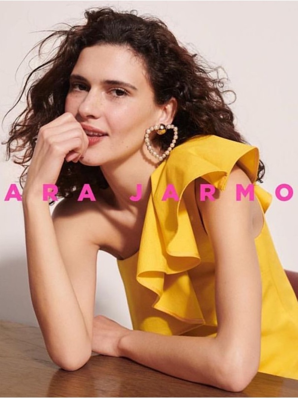 Excellent Tara Jarmon Yellow Viscose One Shoulder Dress Size M 40 (euro)